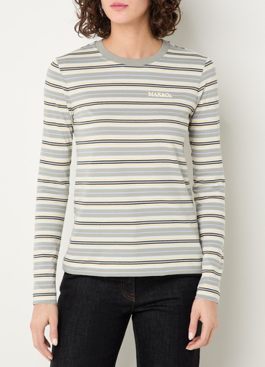 Max & Co Comedusa longsleeve met streepprint