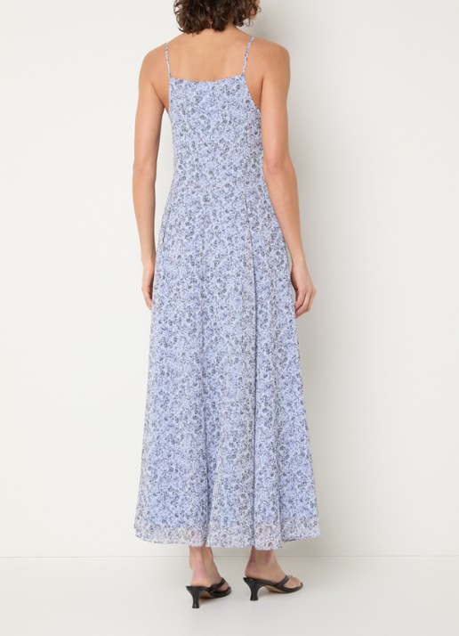 Max & Co Maxi jurk met bloemenprint - achterkant 4 lavendel