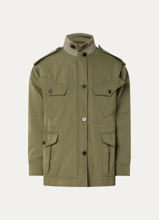 Max & Co Parka in wolblend met opgestikte zakken