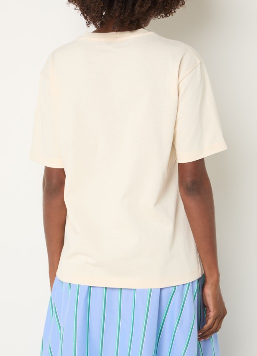 Max & Co T-shirt met print - achterkant 4 creme