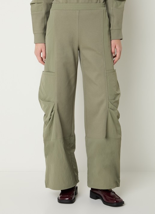 Max & Co Tambuto high waist wide fit cargobroek met elastische band