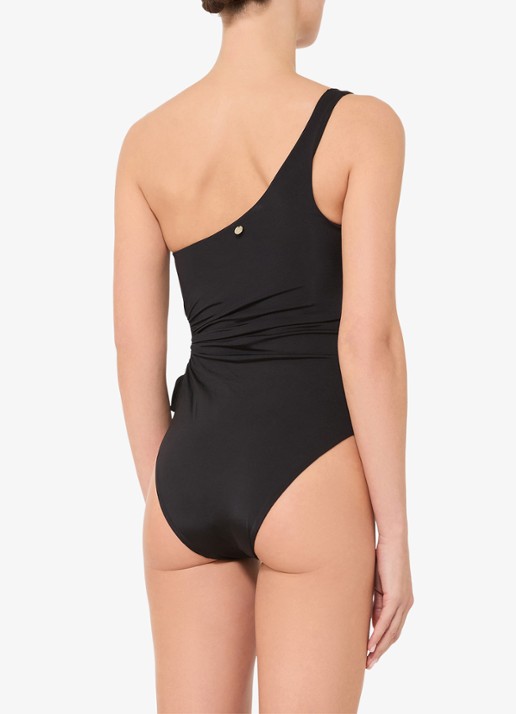 Max Mara Badpak met cut-out detail - achterkant 9 zwart