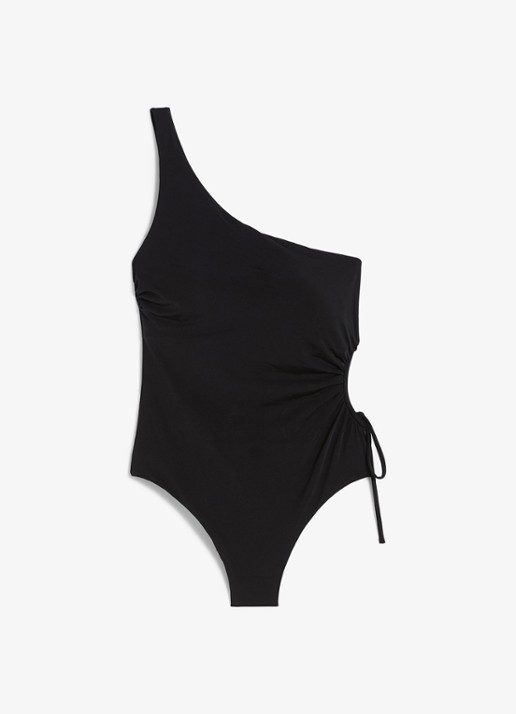 Max Mara Badpak met cut-out detail - voorkant 3 zwart