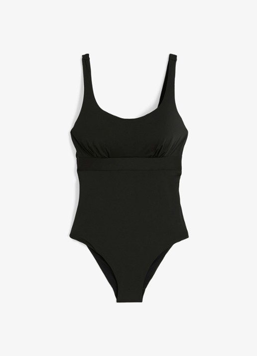 Max Mara Badpak met rugdecolleté - voorkant 4 zwart