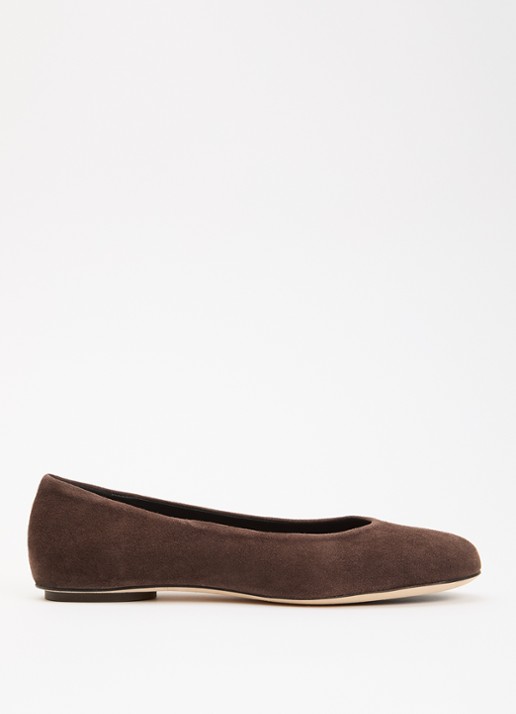 MaxMara Ballerina van suède