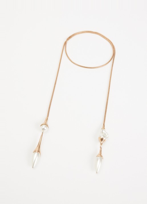 Max Mara Bevanda ketting met hanger - detail 2 goud