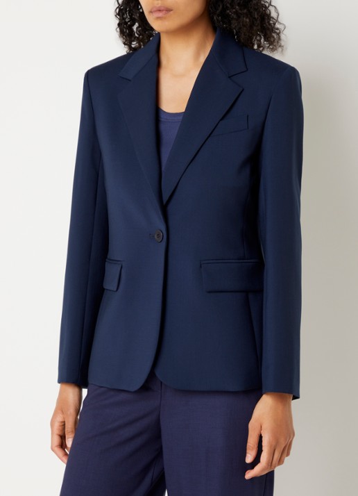 MaxMara Blazer in wolblend met klepakken