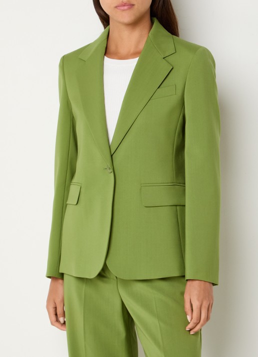 MaxMara Blazer in wolblend met klepakken