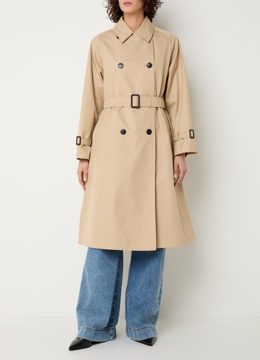 MaxMara Canasta double-breasted trenchcoat met steekzakken