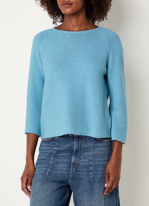 Max Mara Fijngebreide trui met boothals
