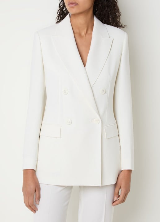 MaxMara Grembo double-breasted blazer van scheerwol met klepzakken