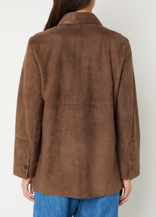 Max Mara Jack van zijde - achterkant 4 bruin