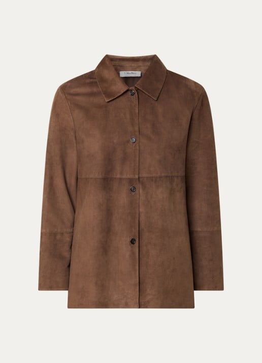 Max Mara Jack van zijde - voorkant bruin