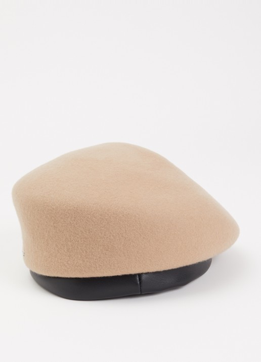 Max Mara Kamanto hoed van wol - detail 2 camel