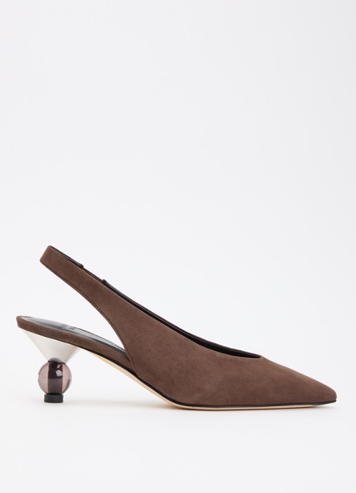 MaxMara Kaorma slingback van geitensuède