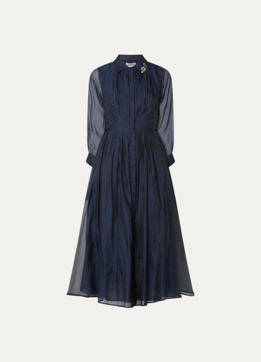 Max Mara Midi jurk van mesh