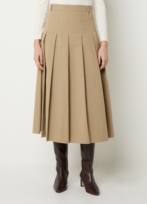 Max Mara Midi rok met plooidetail