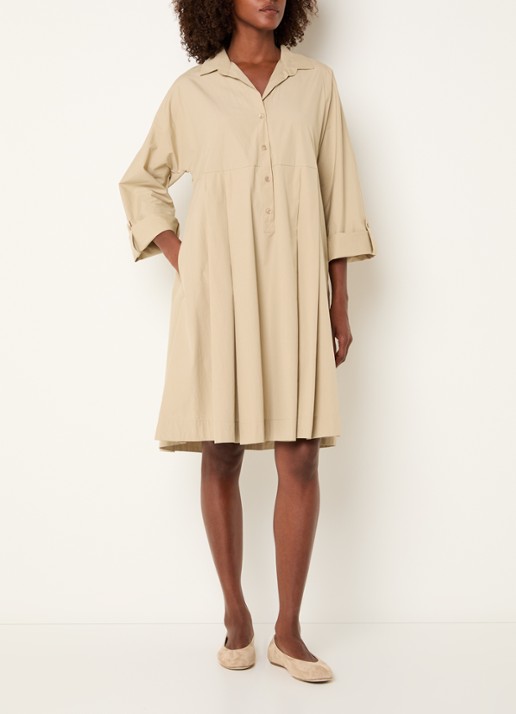 Max Mara Midi tuniekjurk met steekzakken