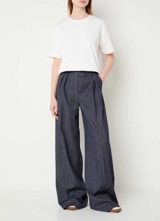 Max Mara Multid T-shirt met ronde hals - voorkant 2 wit