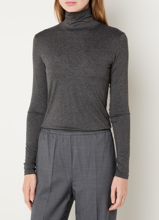 Max Mara Multif top van jersey met col
