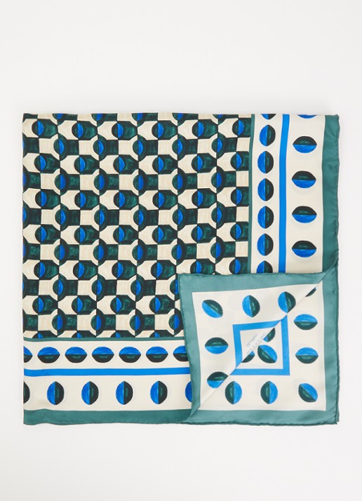 Max Mara Onesto sjaal van zijde met print 90 x 90 cm