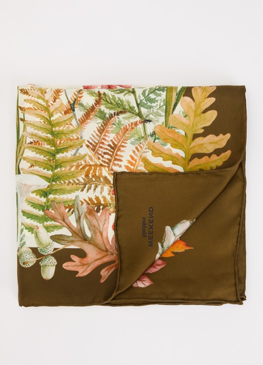 Max Mara Onesto sjaal van zijde met print 90 x 90 cm