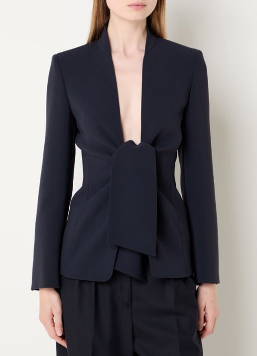 Max Mara Palo blazer met gestrikt detail