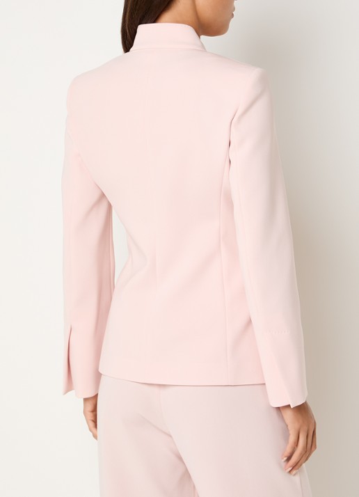 Max Mara Palo blazer met gestrikt detail - achterkant lichtroze