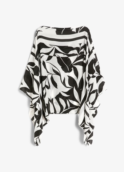 Max Mara Poncho met bloemenprint