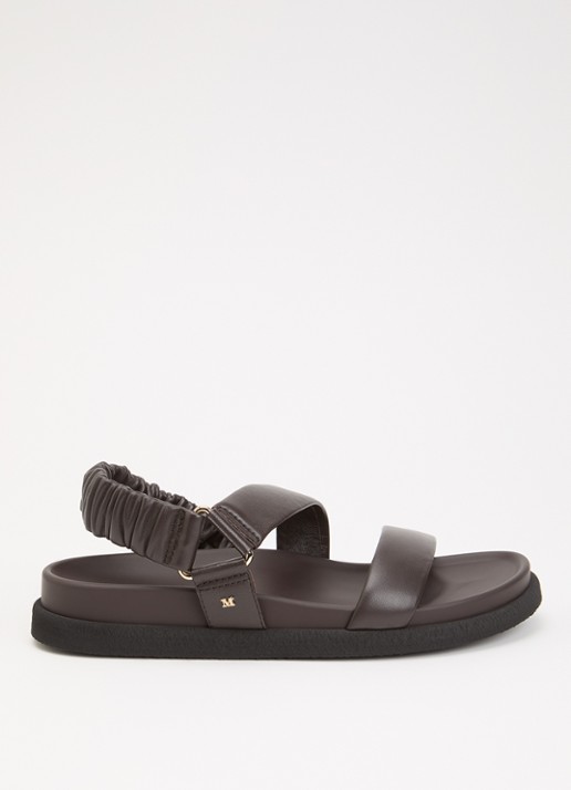 Max Mara Sandaal van leer