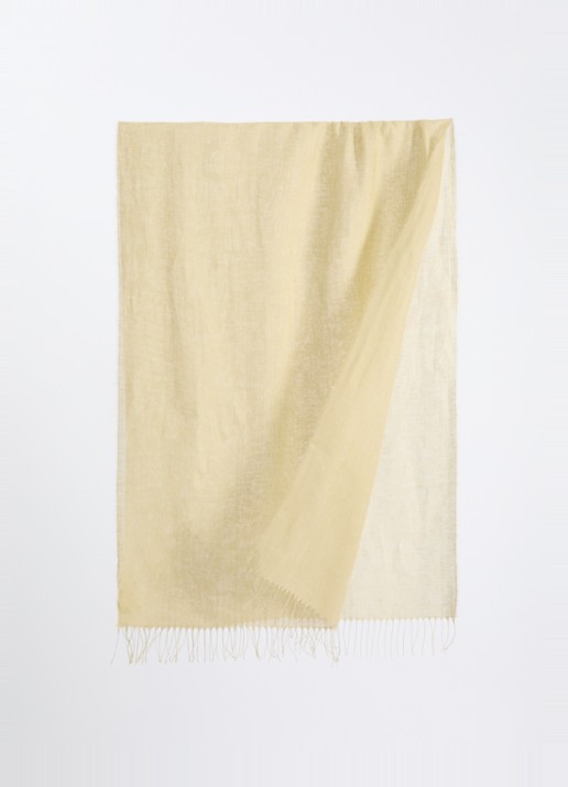 Max Mara Sjaal 189 x 70 cm - detail 2 mosgroen