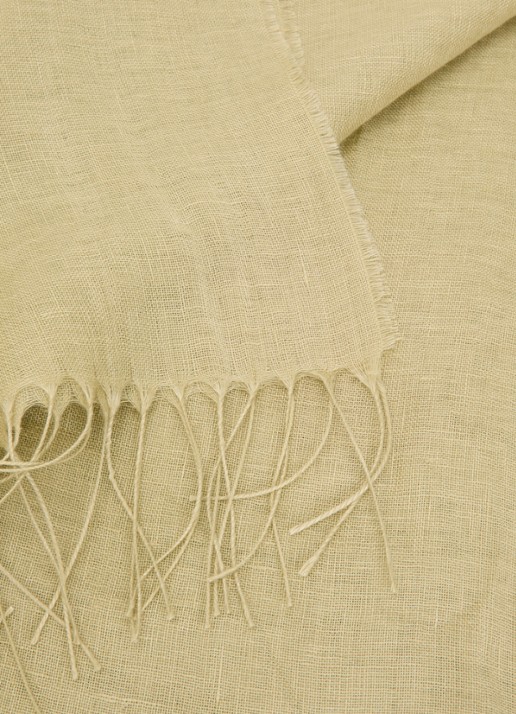 Max Mara Sjaal 189 x 70 cm - detail 3 mosgroen