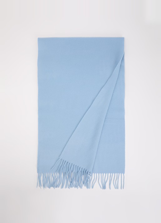 Max Mara Sjaal in kasjmierblend met franjes 180 x 50 cm