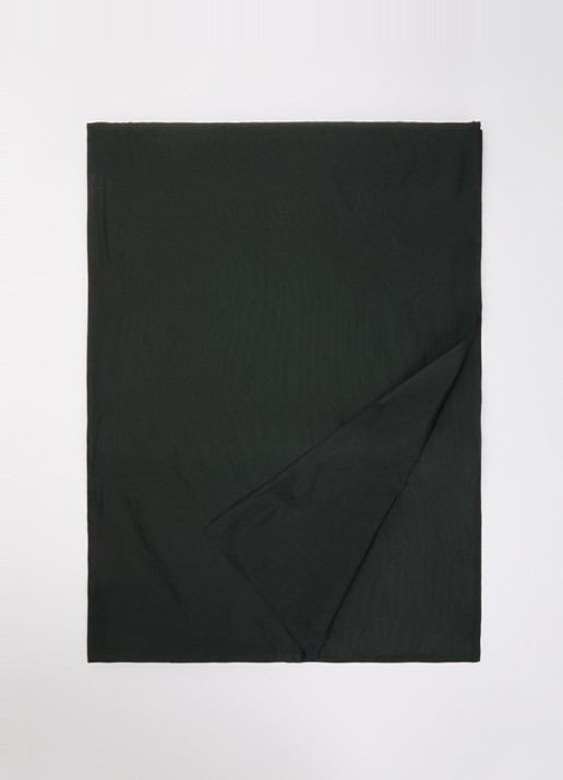 Max Mara Sjaal in zijdeblend 210 x 50 cm  - voorkant groen