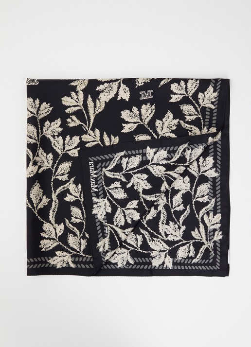 Max Mara Sjaal van zijde 89 x 89 cm