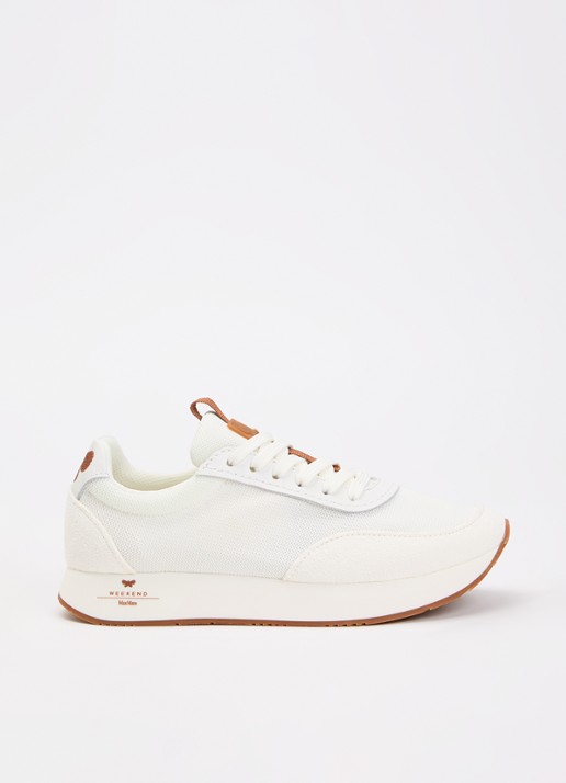 MaxMara Sneaker met details van suède