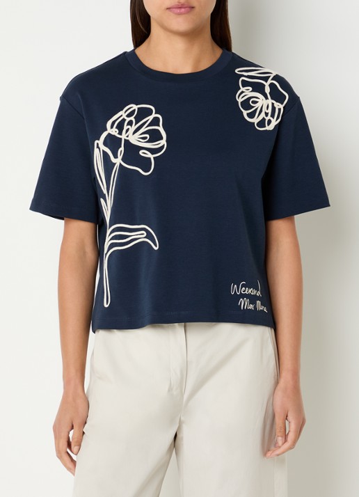 Max Mara T-shirt met logoprint