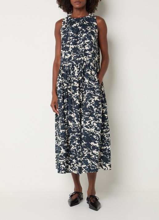 Max Mara Teresa midi jurk met print