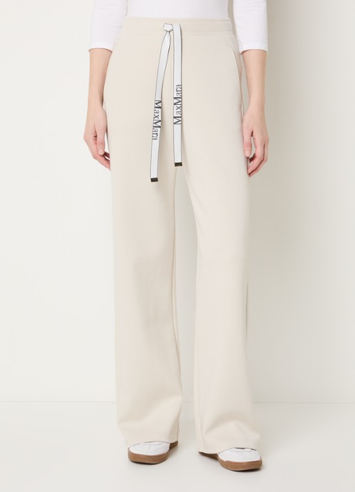 MaxMara Bali high waist straight fit broek met steekzakken