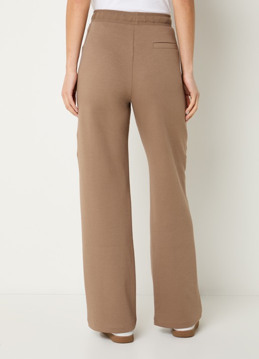 MaxMara Bali high waist straight fit broek met steekzakken - achterkant 3 camel