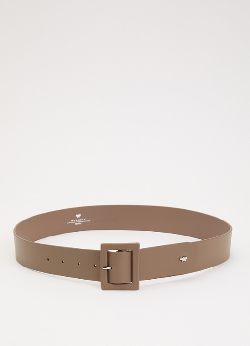 MaxMara Brio riem van leer