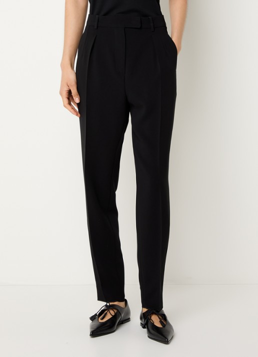 MaxMara Canditi high waist slim fit pantalon met steekzakken