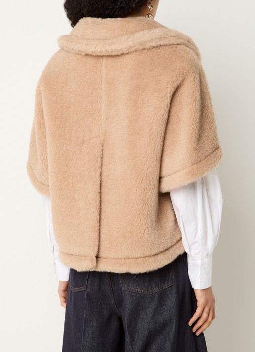 MaxMara Corvino jack in kasjmierblend - achterkant camel