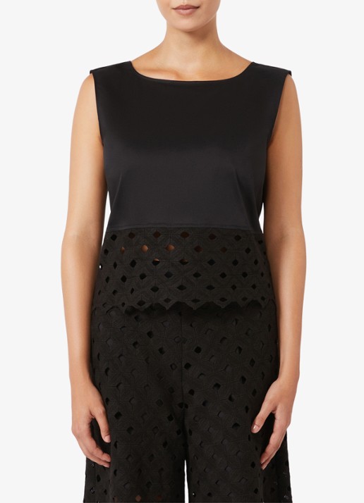 MaxMara Crop top met cut-out detail