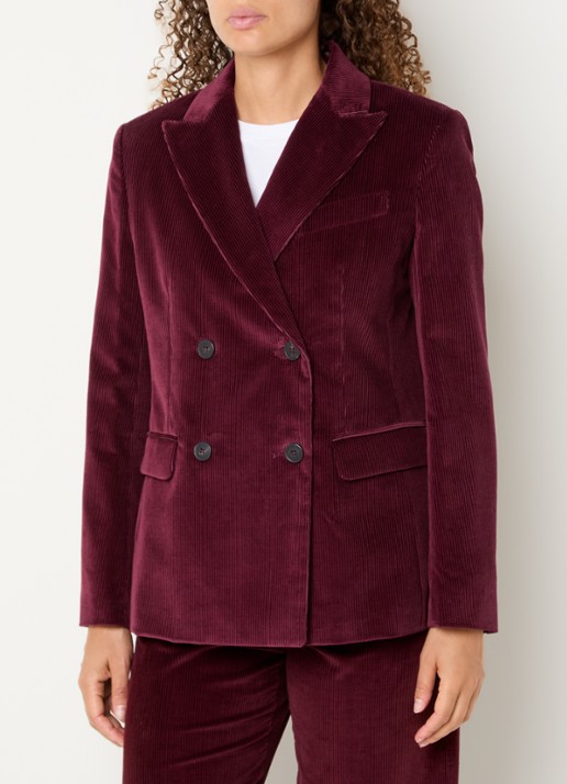 MaxMara Double-breasted blazer van corduroy