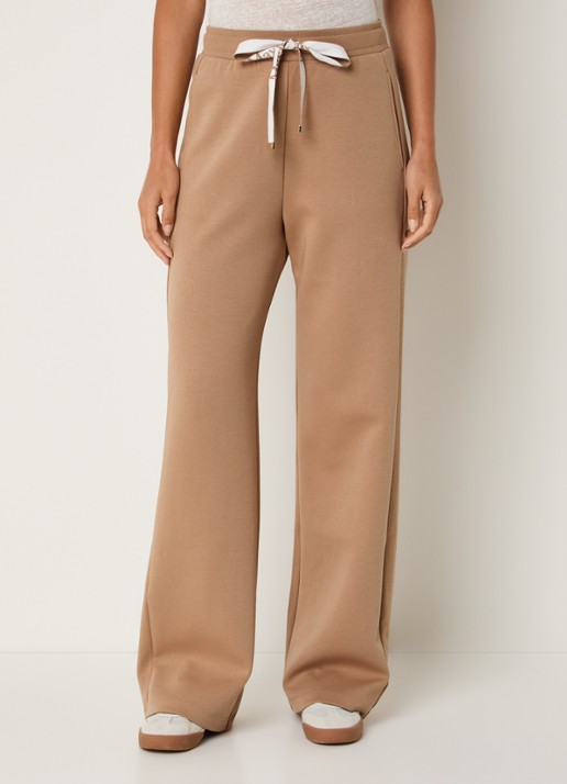 MaxMara High waist loose fit joggingbroek met steekzakken - detail 4 camel