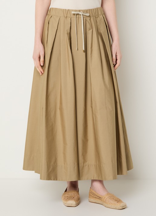 MaxMara High waist midi rok met trekkoord
