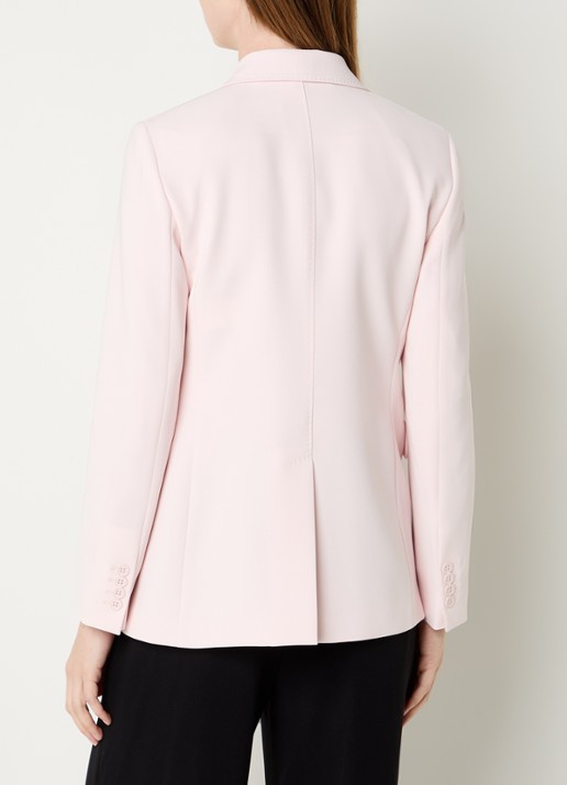 MaxMara Linz blazer met klepzakken - achterkant 4 lichtroze