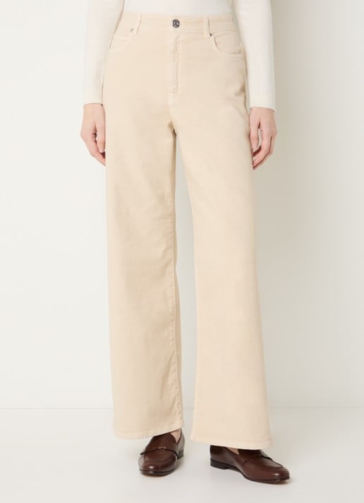 MaxMara Medina high waist straight leg jeans met gekleurde wassing