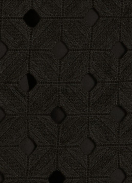 MaxMara Mini jurk met cut-out detail - detail 4 zwart